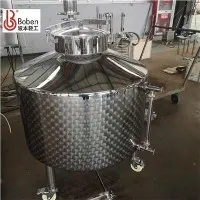 Tanque receptor de vinho baixo