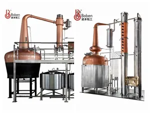 Diferenças entre alambiques de pote e alambiques de coluna